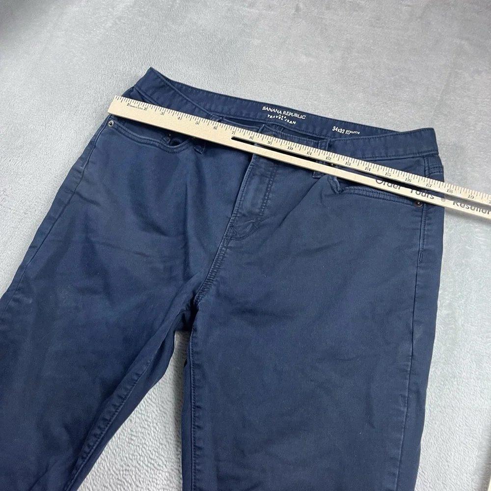 Banana Republic Travel Jean Athletic Fit Jeans Mens Size 34x28* Blue‎